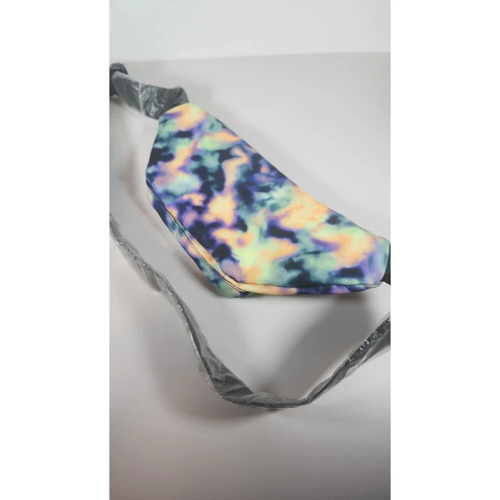 Victoria’s Secret Pink Tie Dye Oversized Fanny Pack / Belt Bag NWT Multi-Color